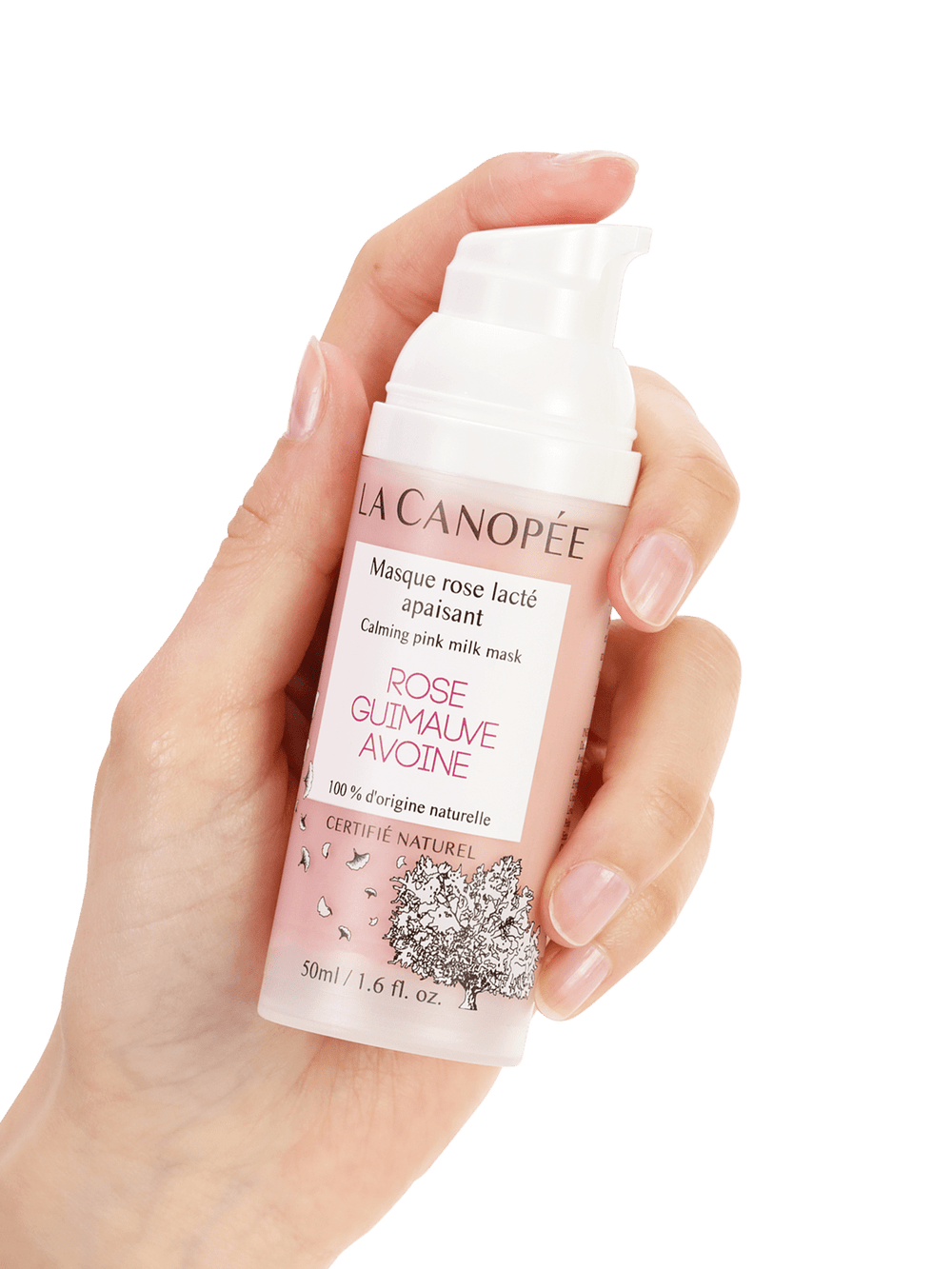 Masque rose lacté apaisant
