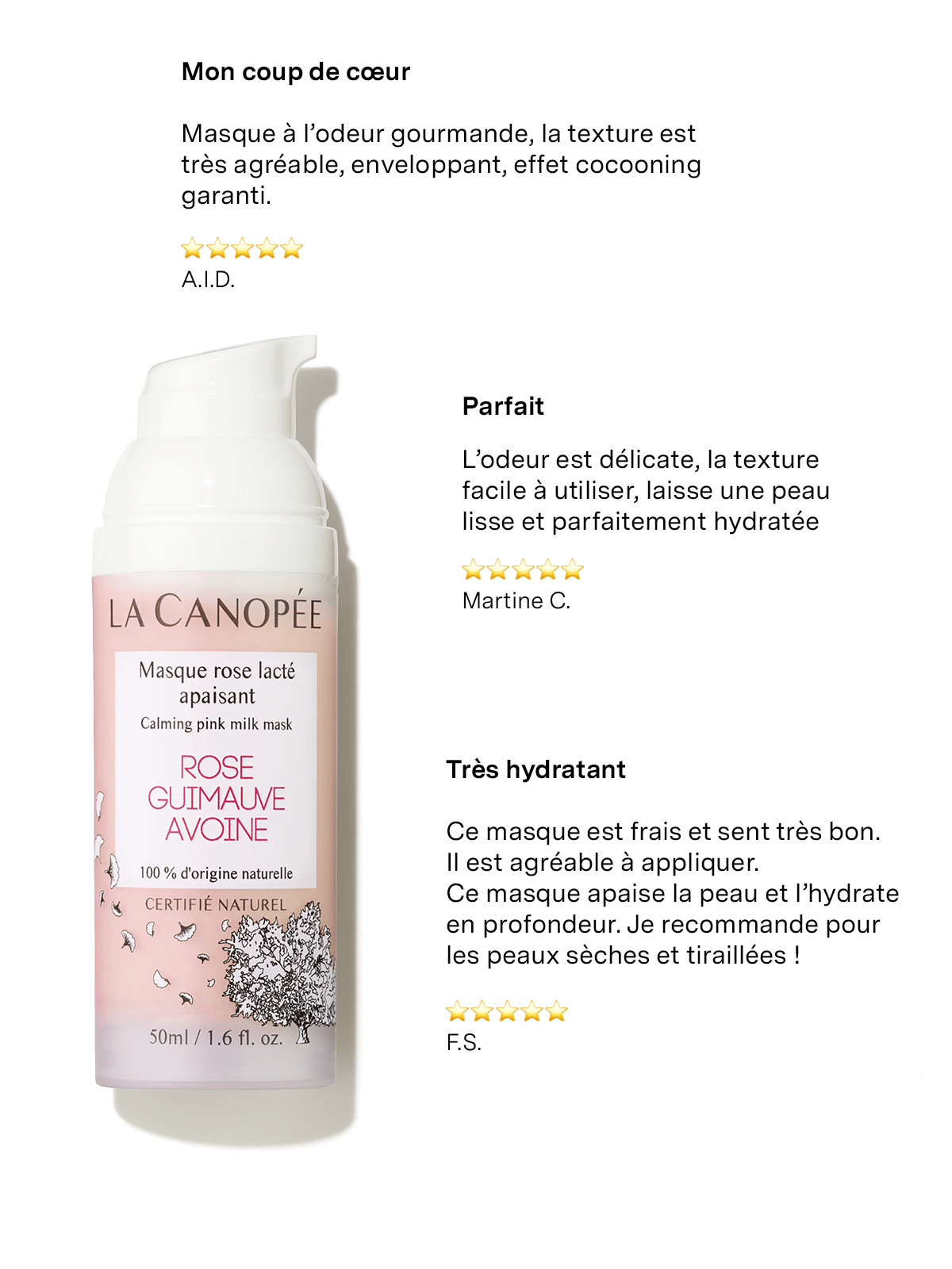 Masque rose lacté apaisant SC