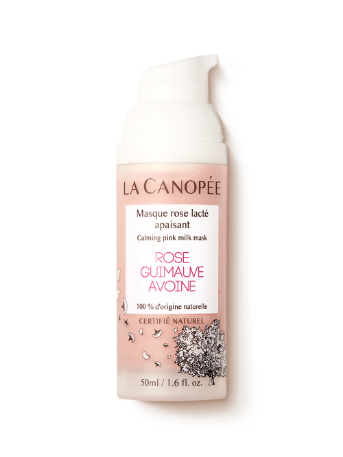 Masque rose lacté apaisant