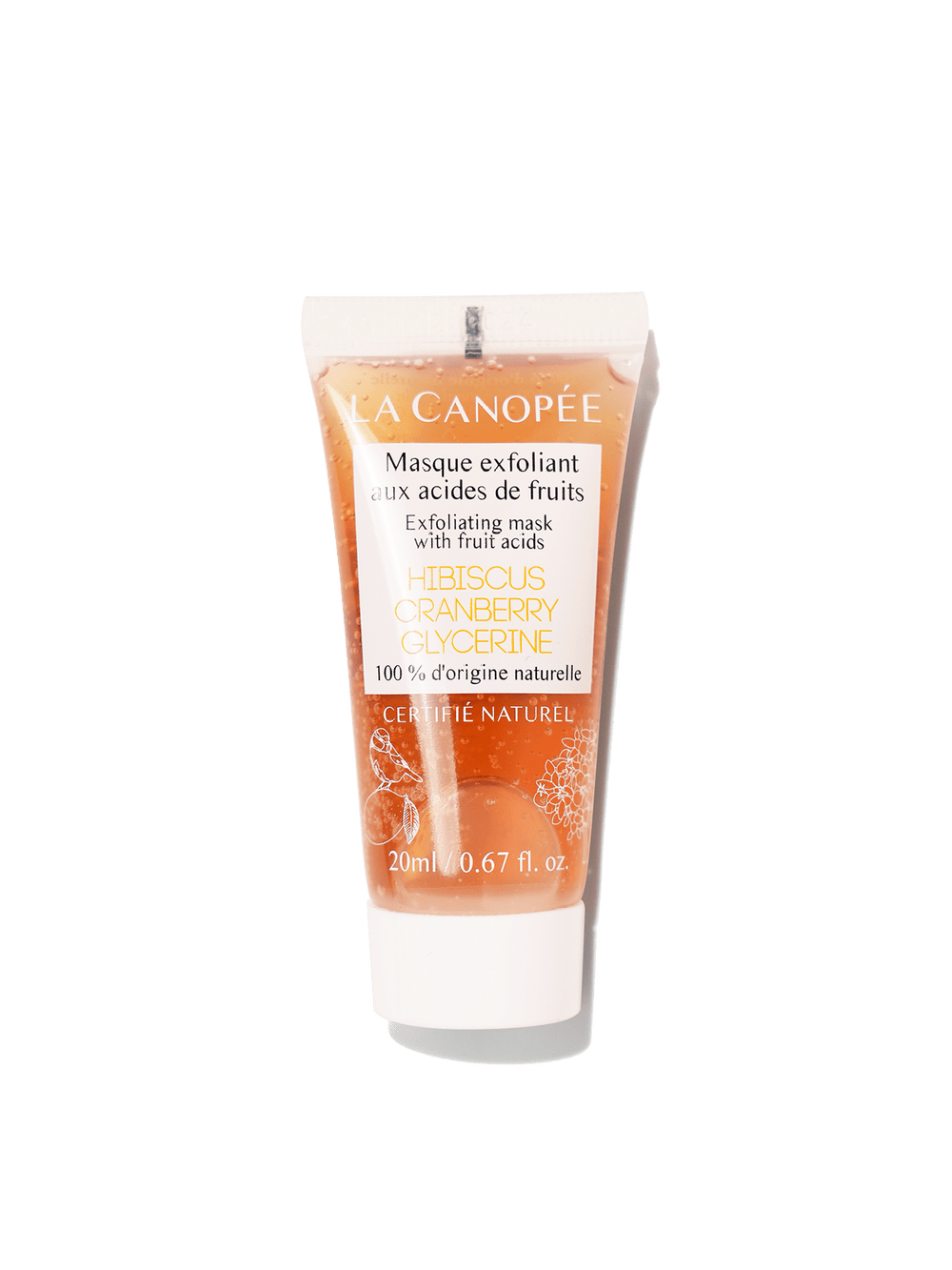 Masque exfoliant aux acides de fruits