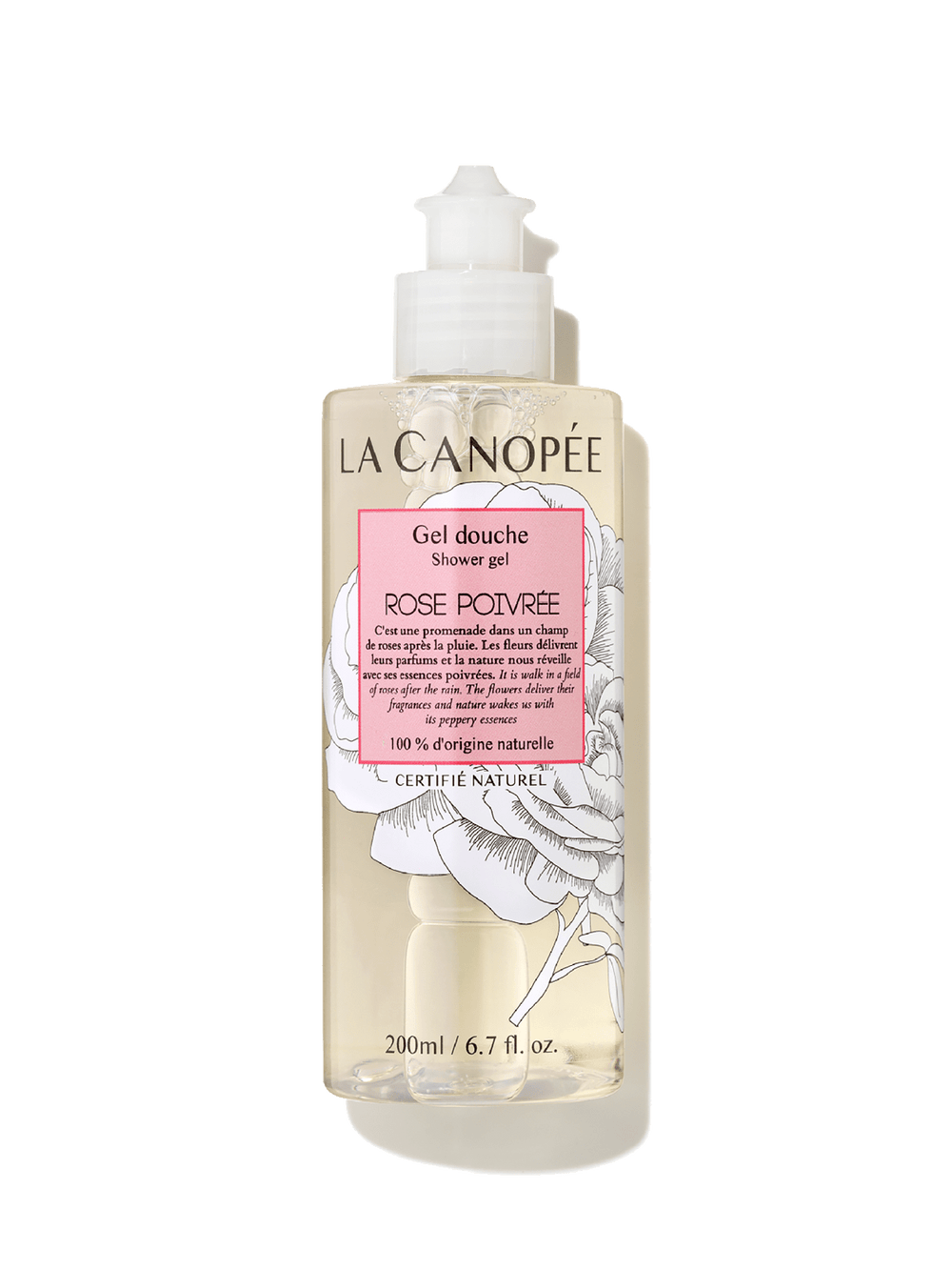 Rose poivrée Gel douche