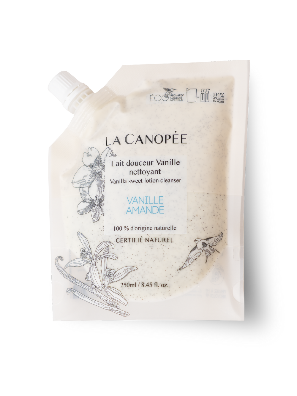 Lait douceur Vanille nettoyant