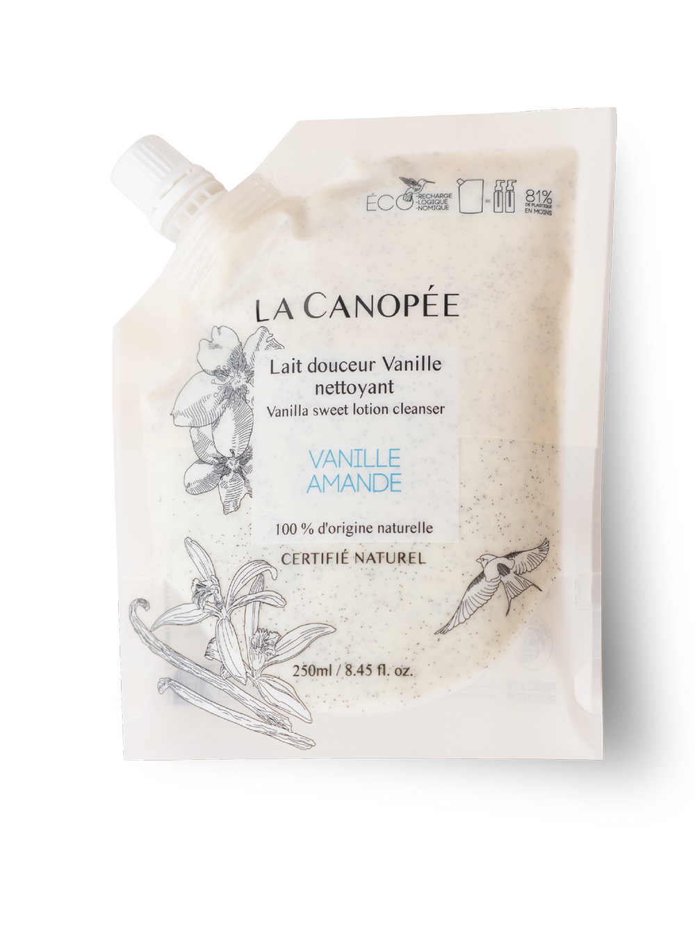 Lait douceur Vanille nettoyant