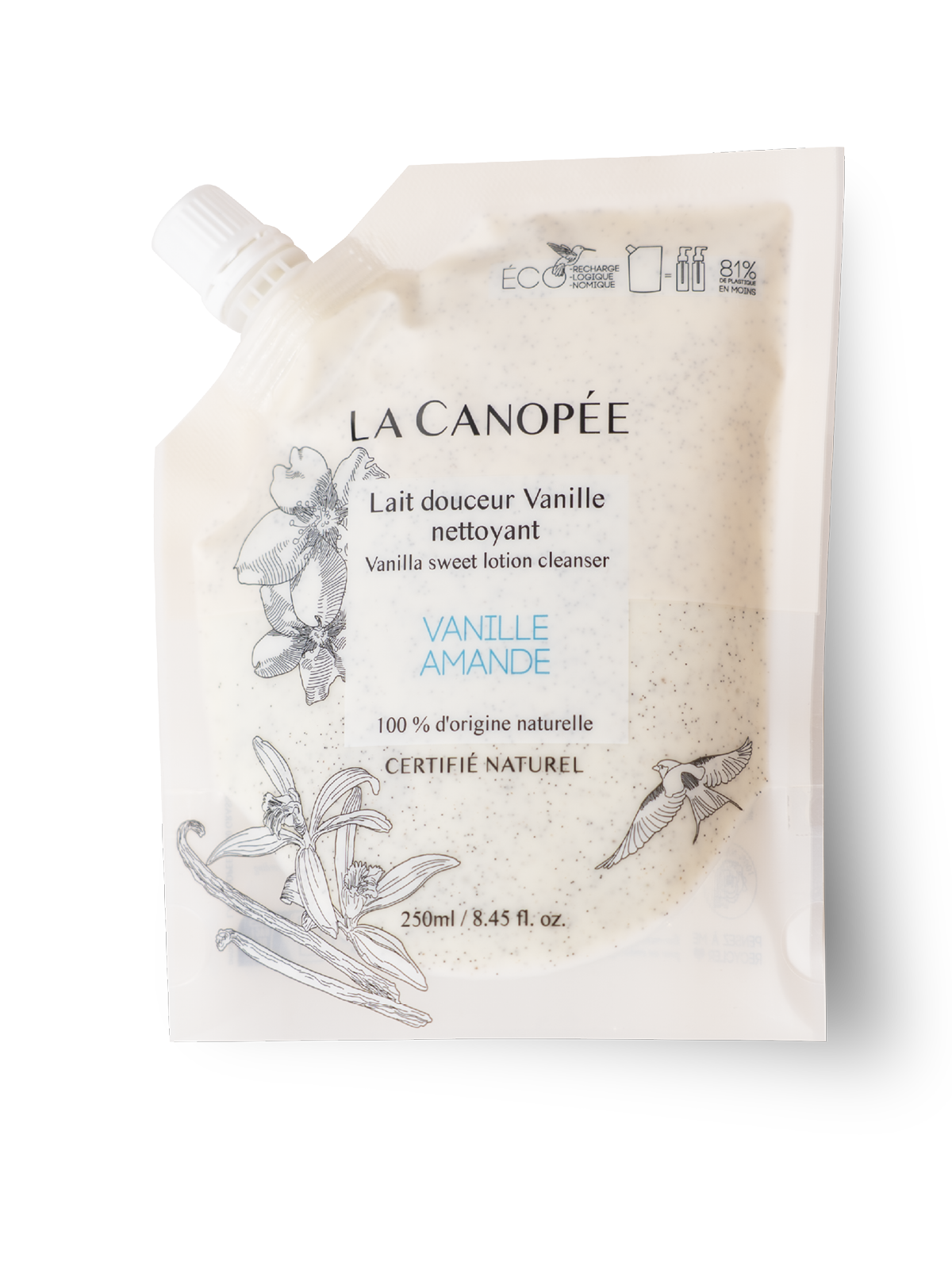 Lait douceur Vanille nettoyant