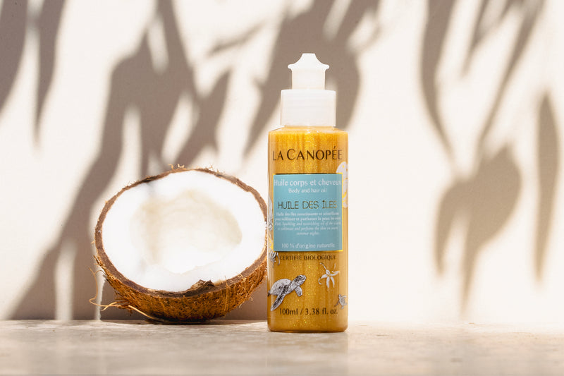 Huile Corporelle Et Capillaire Biologique La Canopée 'Huile Des Iles' - 100 Ml, à L'ylang-ylang Et Coco, Neuf