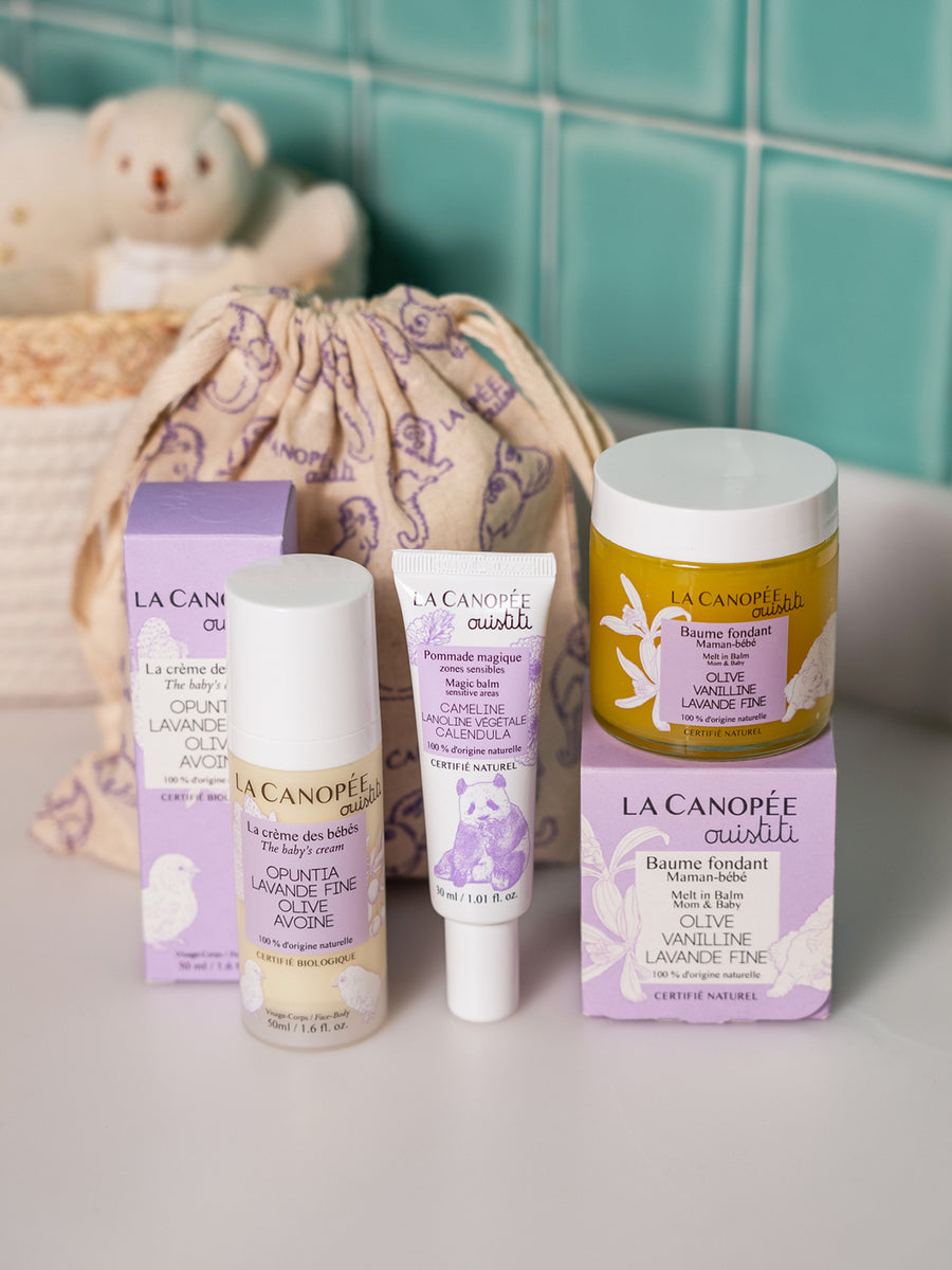 Ouistiti maman et bébé