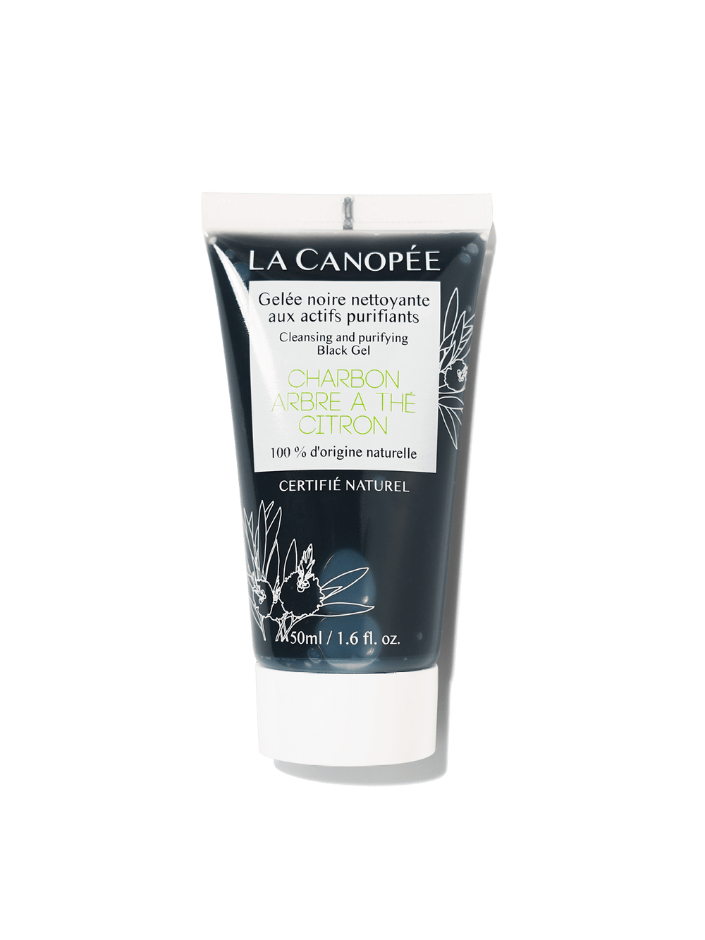 Gelée noire nettoyante aux actifs purifiants