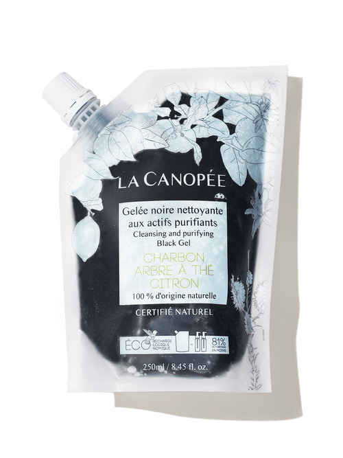 Gelée noire nettoyante aux actifs purifiants