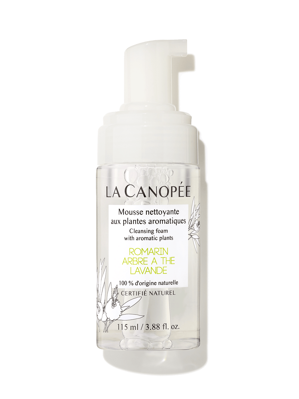 Mousse nettoyante aux plantes aromatiques SC