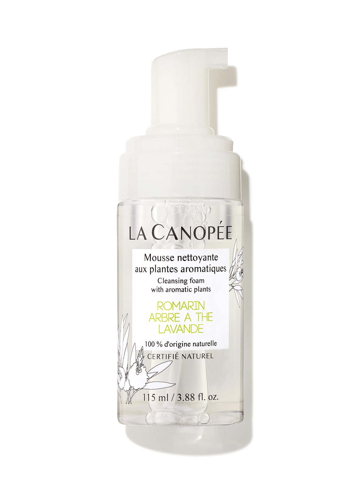 Mousse nettoyante aux plantes aromatiques SC
