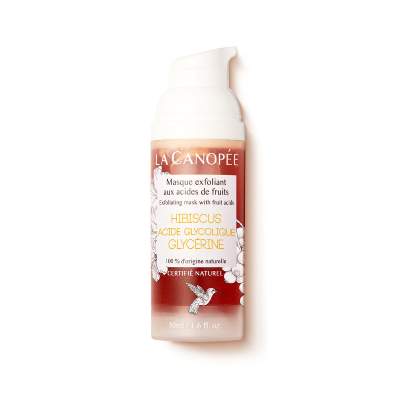 Exfoliating mask with fruit acids