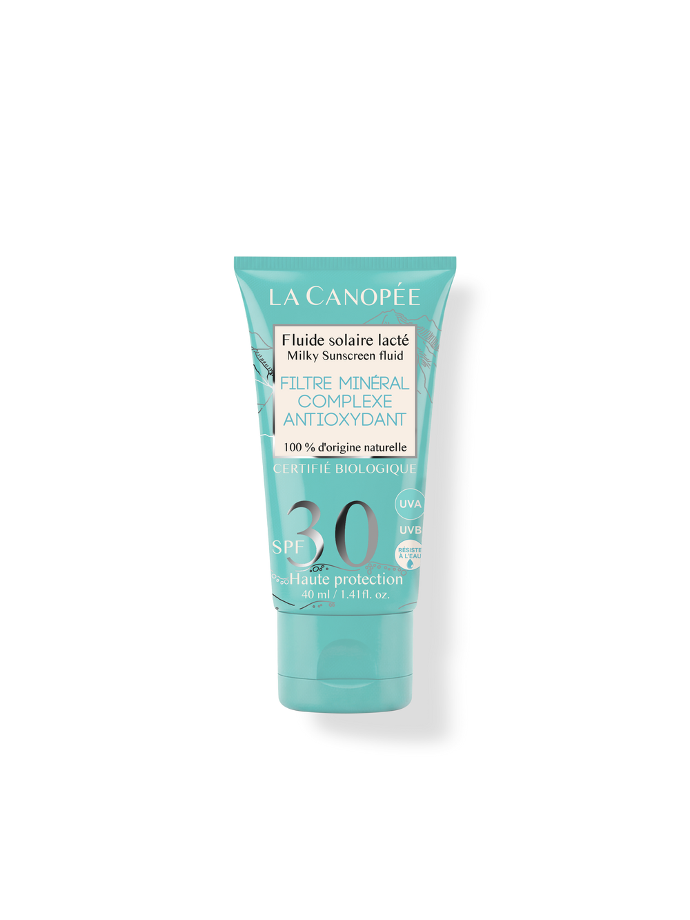 Fluide solaire lacté SPF30