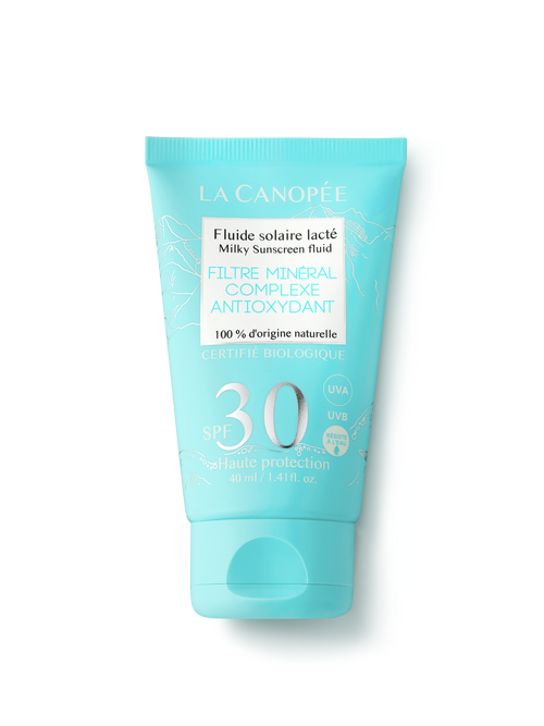 Fluide solaire lacté SPF30