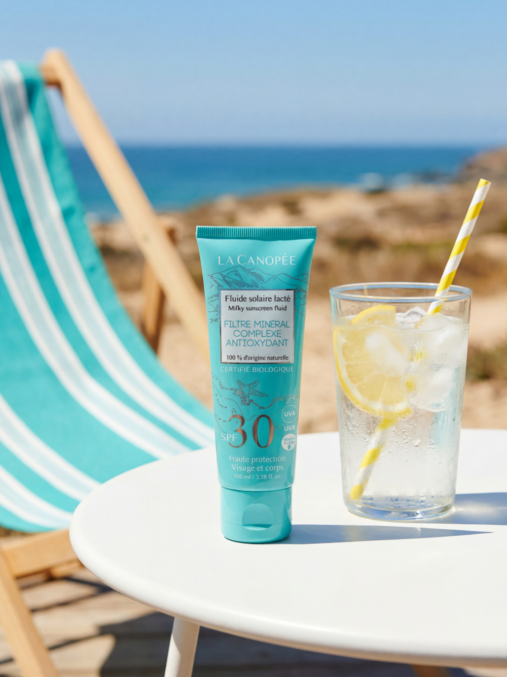 Fluide solaire lacté SPF30