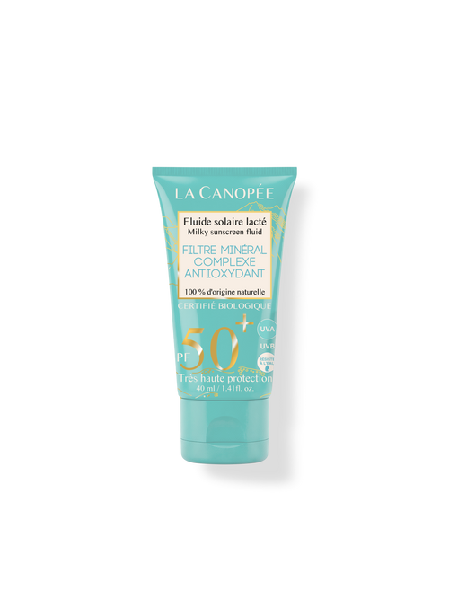 Fluide solaire lacté SPF50+