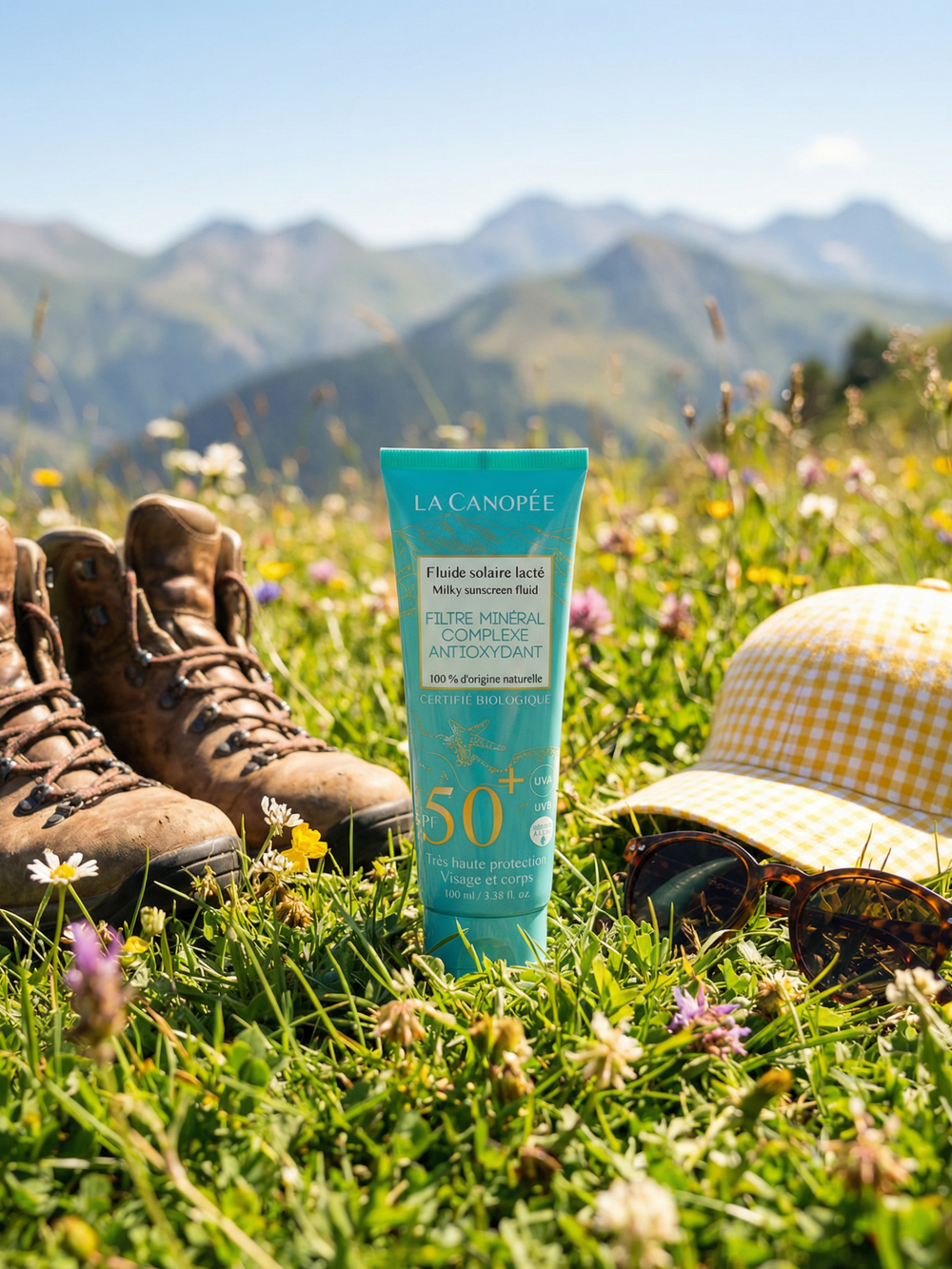 Fluide solaire lacté SPF50+