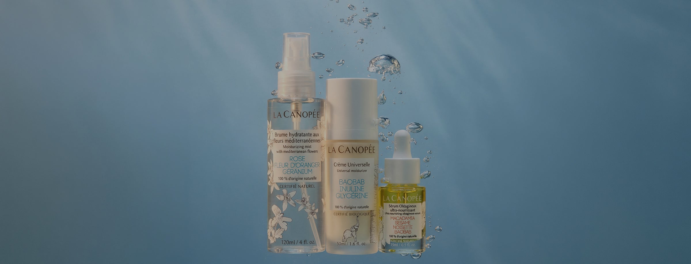 Routine hydratante naturelle visage pour peau déshydratée, sèche et sensible