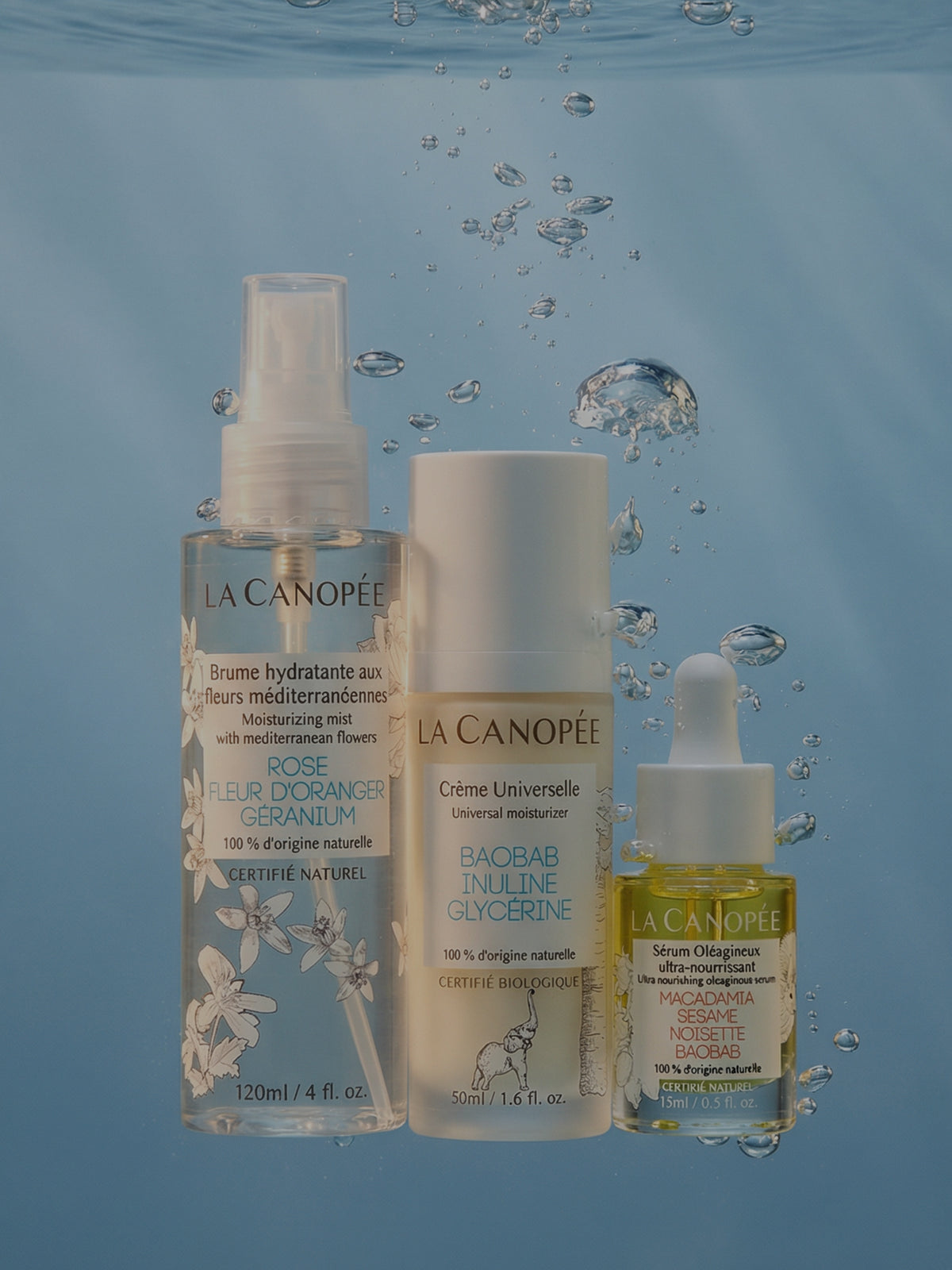 Routine hydratante naturelle visage pour peau déshydratée, sèche et sensible